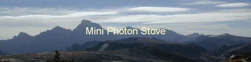 Mini Photon Stove